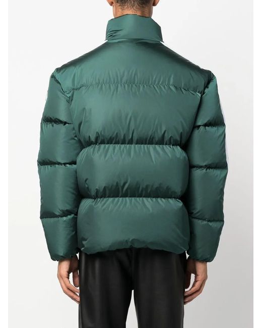 Palm Angels Green Classic Padded Down Jacket for men