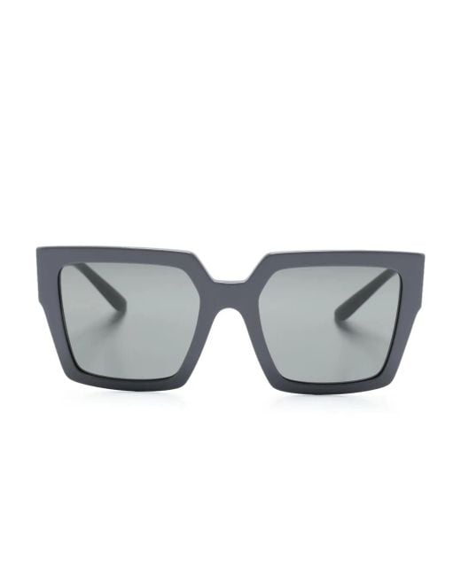 Dolce & Gabbana Gray Square-Frame Sunglasses