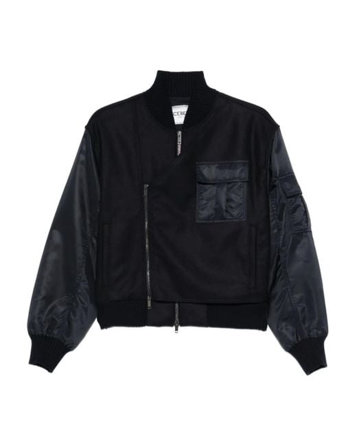 Iceberg Black Zip Pocket Jacket