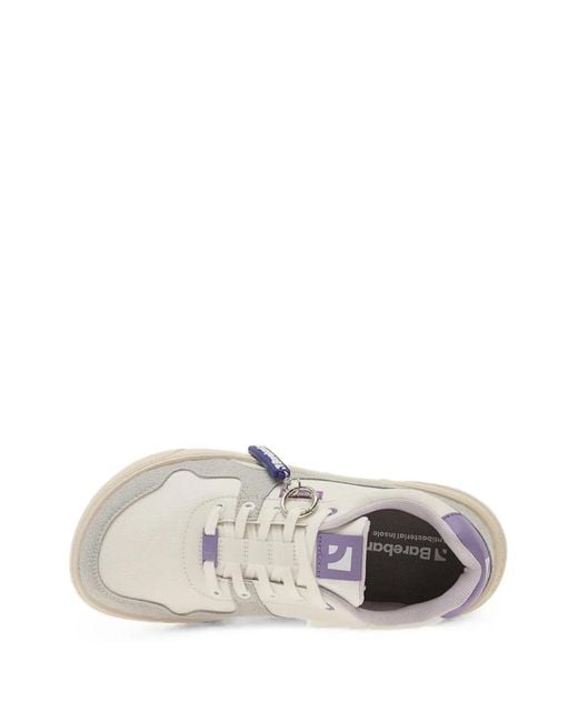 Barebarics White Baskets Zing À Empiècements