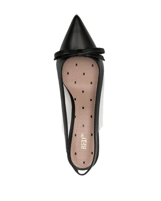 Red(v) Metallic Slingback Leather Pumps