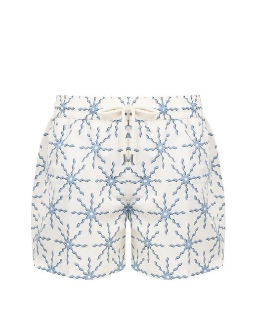 Frescobol Carioca White Rio Swim Shorts for men