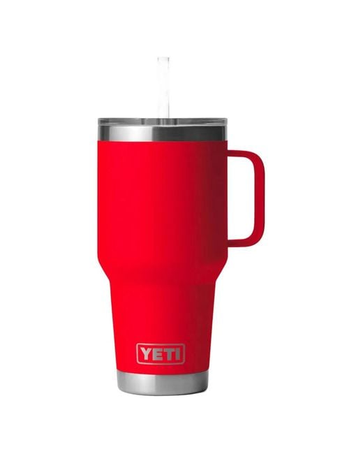 Yeti Red Handle Straw Mug