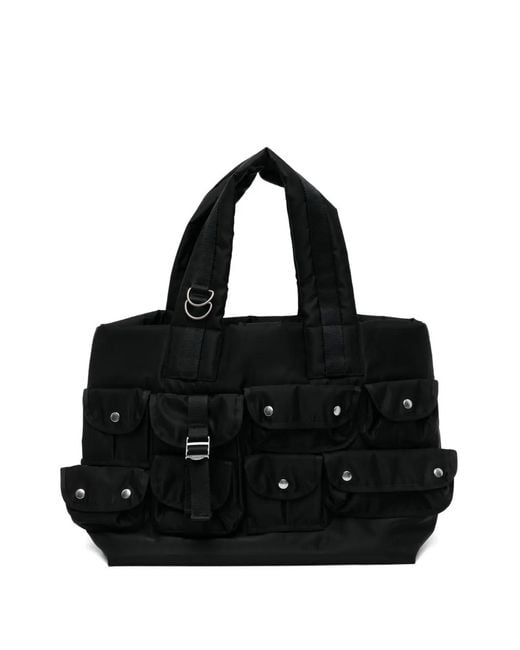Sacai Multi-Pocket Tote Bag in Black for Men | Lyst