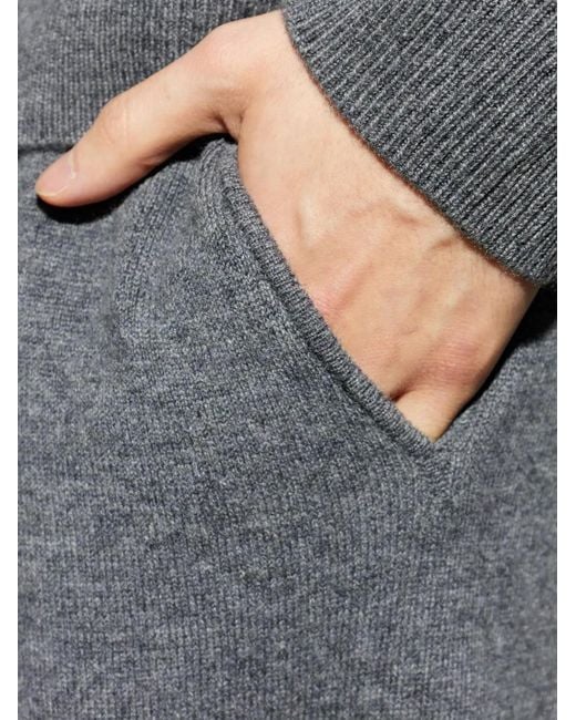 Lisa Yang Gray Pocket Trousers for men