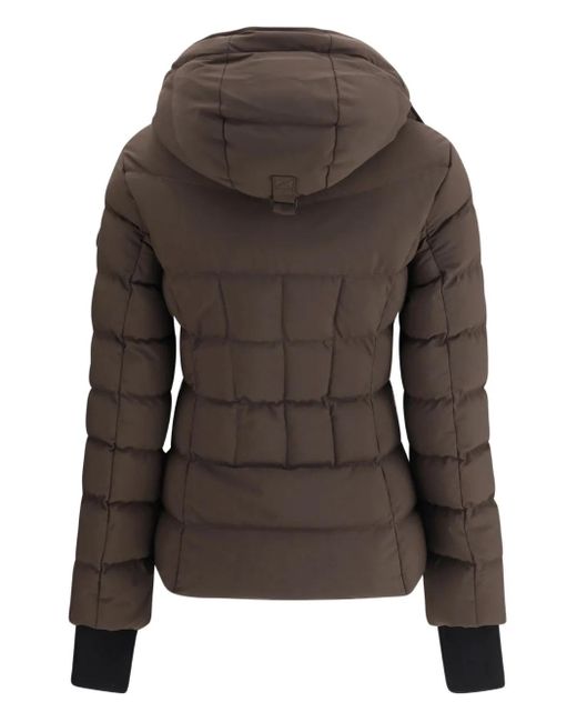 Moose Knuckles Brown Betta Hooded Quilted Jacket