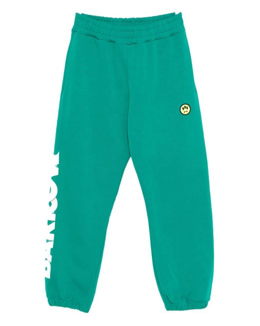 Barrow Green Logo-Print Track Pants for men