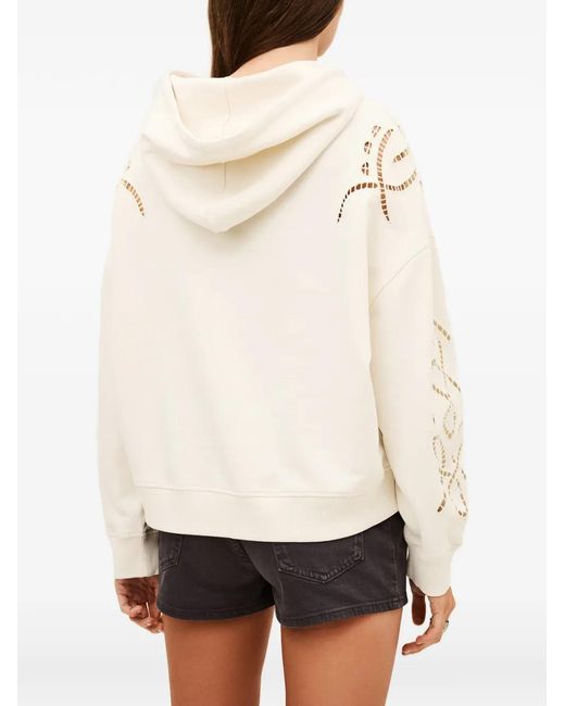 Ba&sh Beni Hoodie in het White