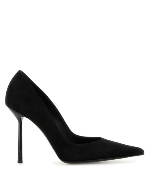 Le Silla Black 100Mm Bella Suede Pumps