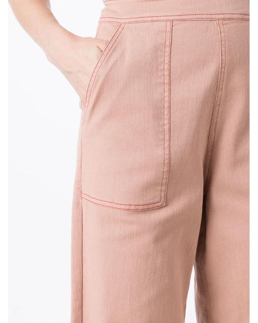 Lethicia Bronstein Pink Trägerloser Jumpsuit