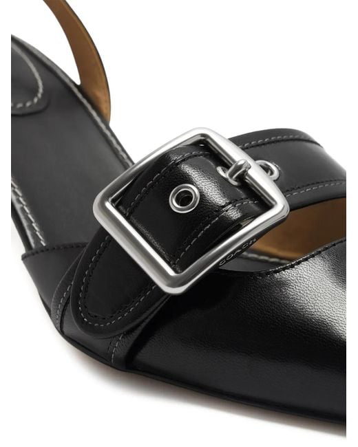 COACH Black Margot Buckle-Strap Pumps
