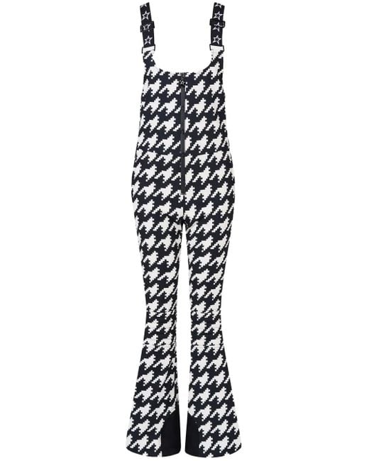 Perfect Moment Skipak Met Pied-De-Poule Print in het White