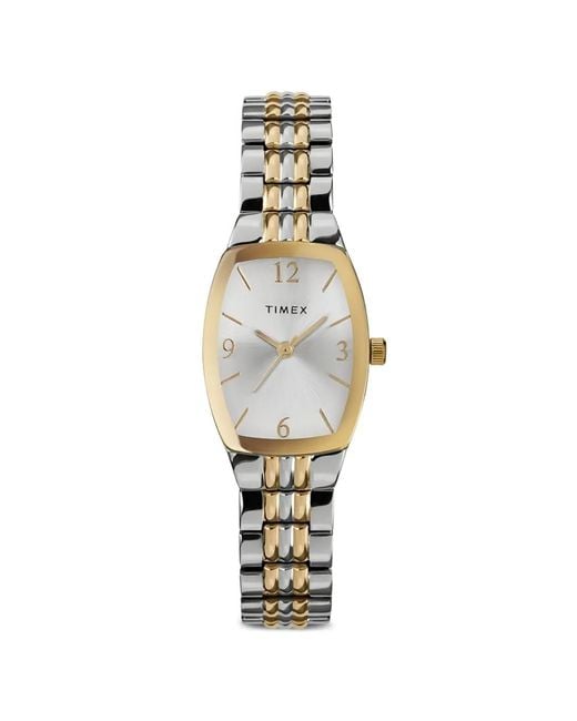 Timex Metallic Tonneau-Case 21Mm Watch