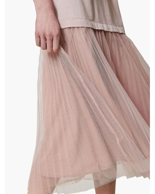 Twinset レイヤード ドレス Pink