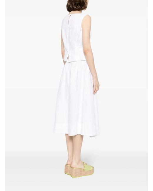 Reformation White Moya Linen Set