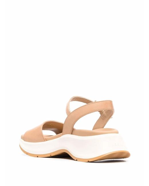 Hogan Natural Sandals Beige