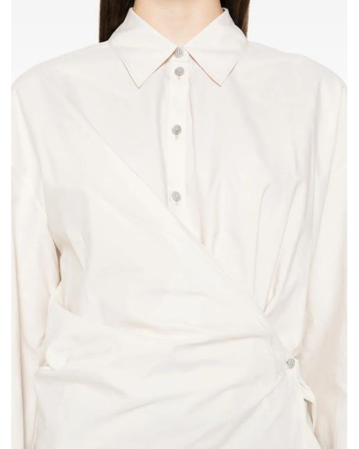 Lemaire クラシックカラー ツイストシャツ White