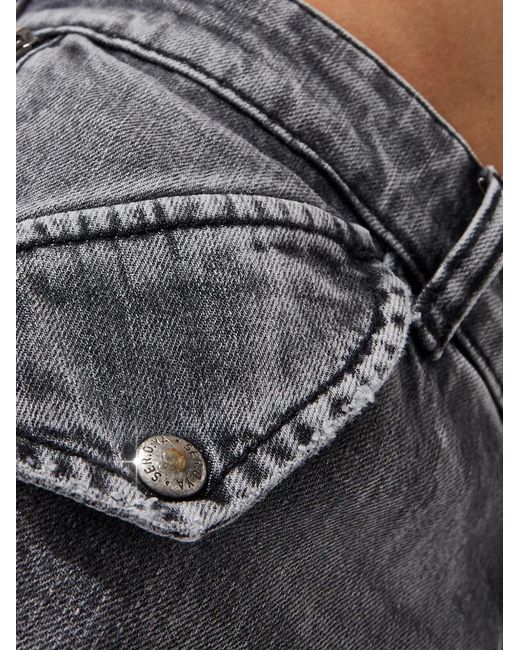 Vaqueros John con bolsillos de solapa SER.O.YA de hombre de color Gray