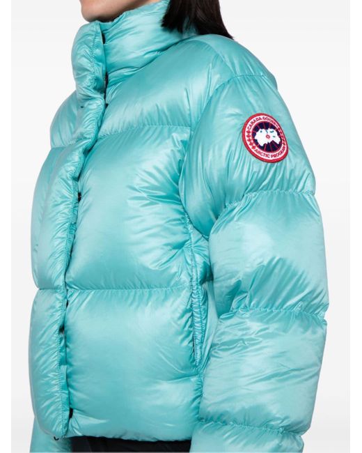 Canada Goose Blue Cypress Cropped Puffer Jacket