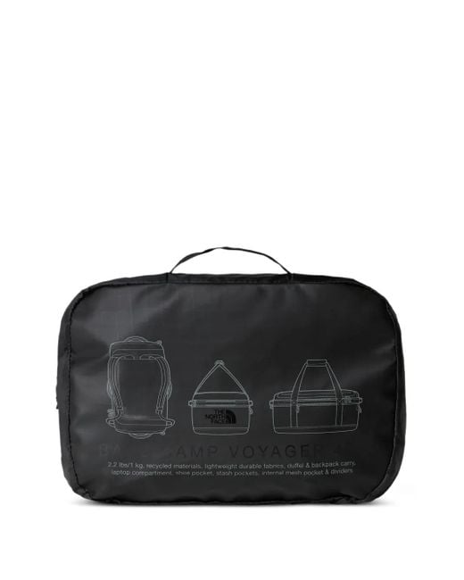 The North Face Black Base Camp Voyager Duffel 42L Backpack for men