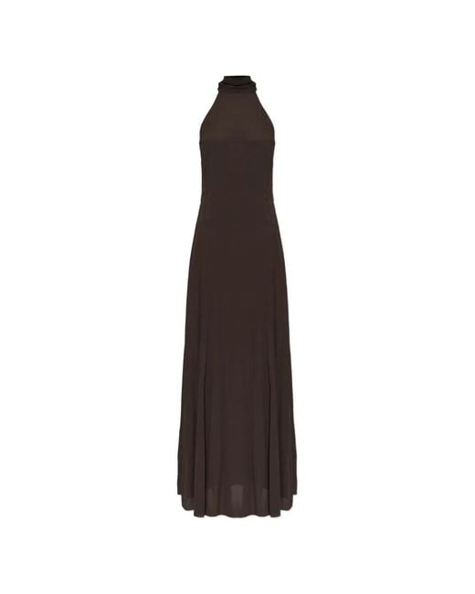 Samsøe & Samsøe White Halterneck Tie-Fastening Dress