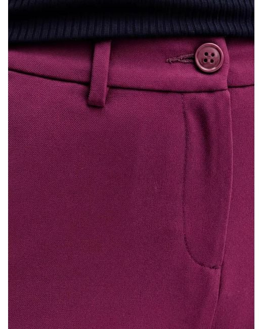 Benetton Red Buttoned Trousers