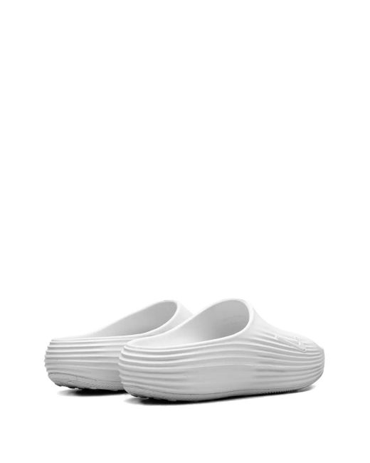 Nike White Reactx Rejuven8 "Summit" Slides for men