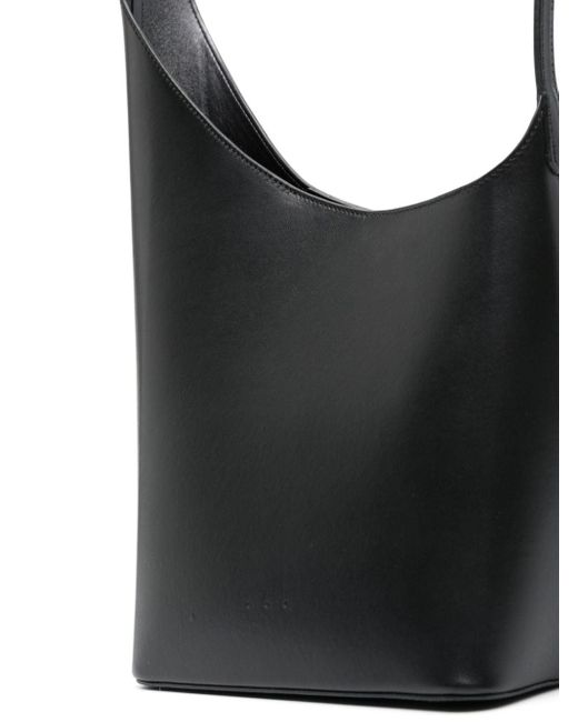 Aesther Ekme Black Demi Lune Leather Shoulder Bag