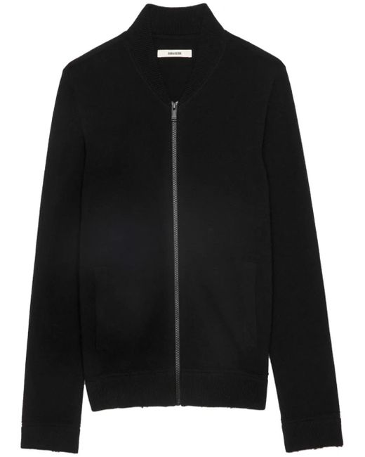 Giacca Leggera Con Scollo A V di Zadig & Voltaire in Black da Uomo