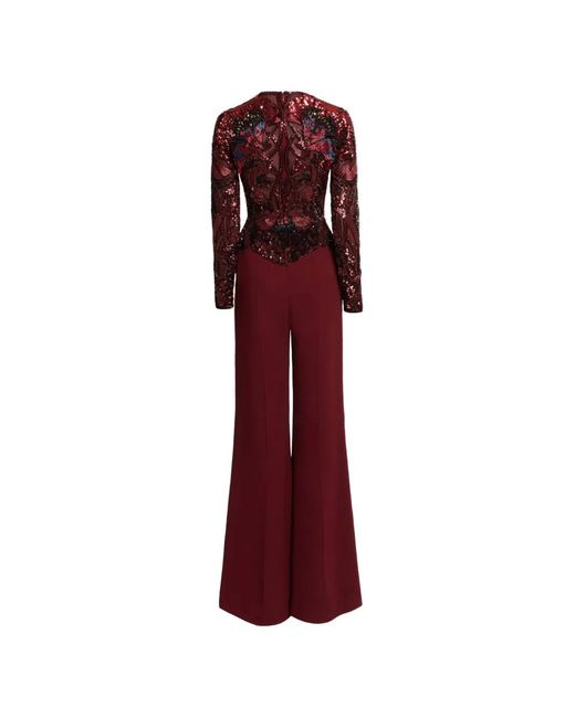 Elie Saab Bead-Embroidered Jumpsuit