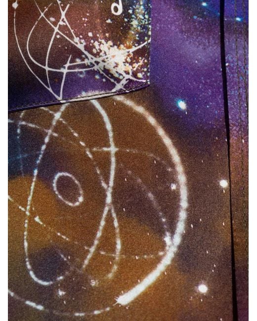 KENZO Blue X Futura 2000 Floral-Atom Shirt