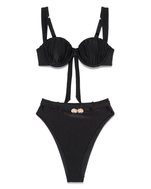 Noire Swimwear Black Onyx Bikini Set