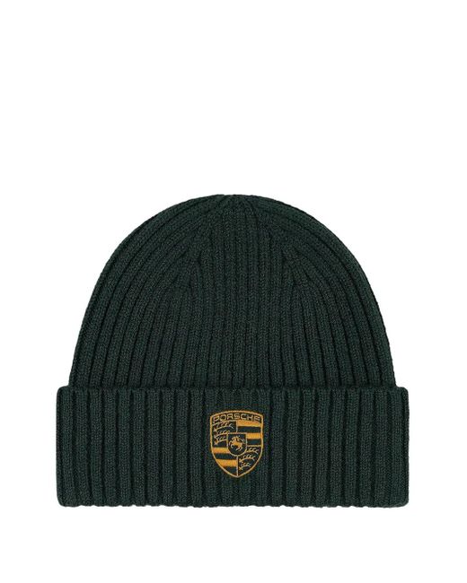 Aimé Leon Dore Green X Porsche Logo-Detail Beanie for men