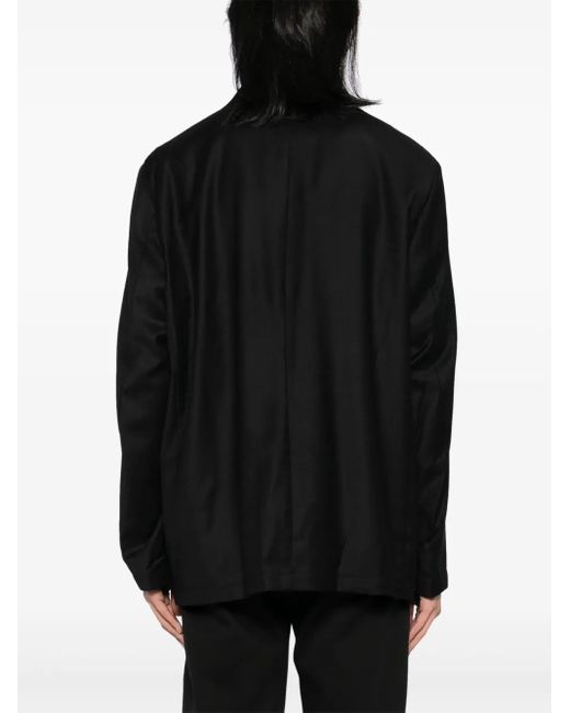 Attachment Black Single-Breasted Blazer for men