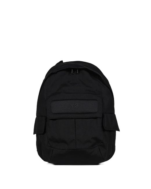 Mochila con bolsillos con solapa Y-3 de color Black