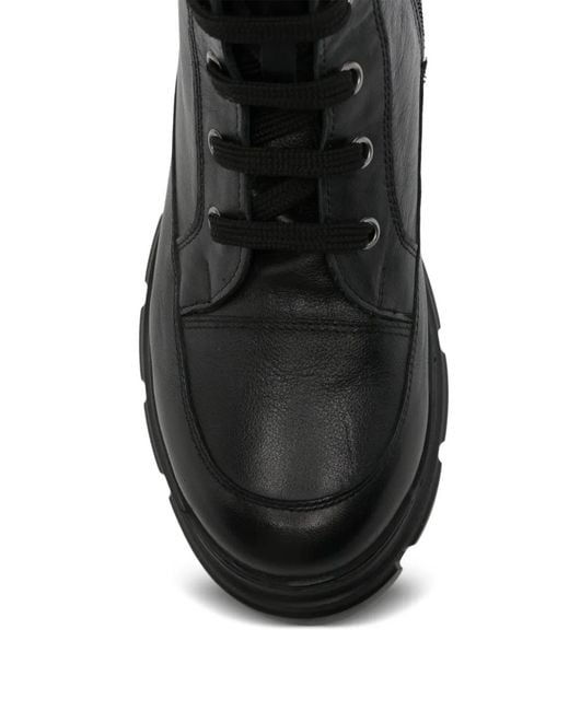SERGIO MORETTI FIRENZE Black Bottes À Bout Rond