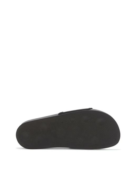 Palm Angels Multicolor Flame Monogram-Print Slides for men