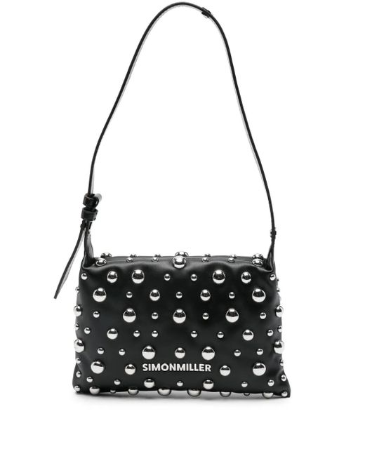 Simon Miller Black Studded Shoulder Bag