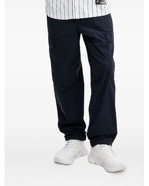 EA7 Cargo Broek Met Logo-Reliëf in het Blue voor heren