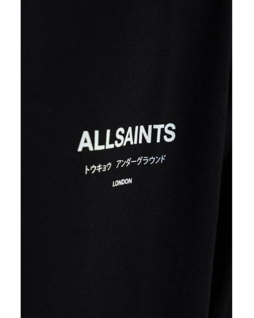 AllSaints Black Underground Sweatshirt for men
