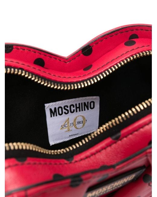 Moschino Red Biker Gürteltasche