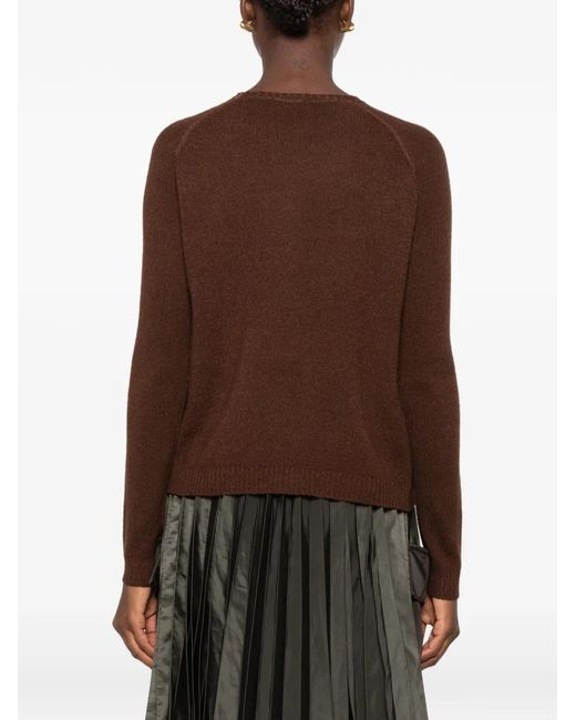 Base London Brown Round-Neck Sweater