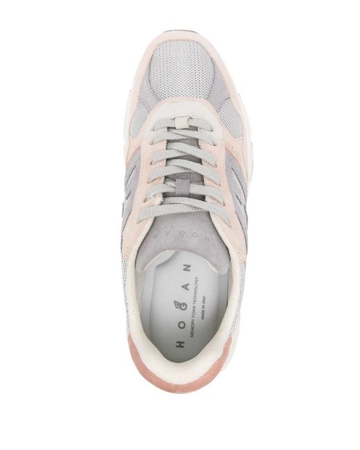 Hogan White Hi-Fi Sneakers