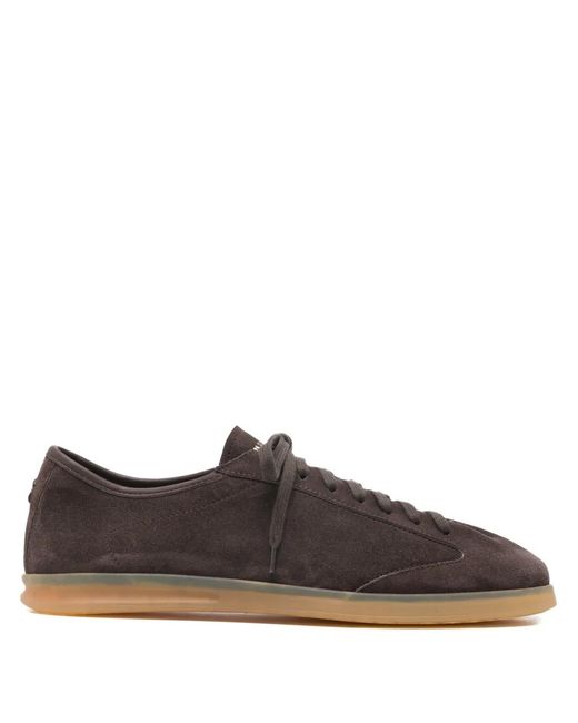 Henderson Brown Lace-Up Sneakers for men