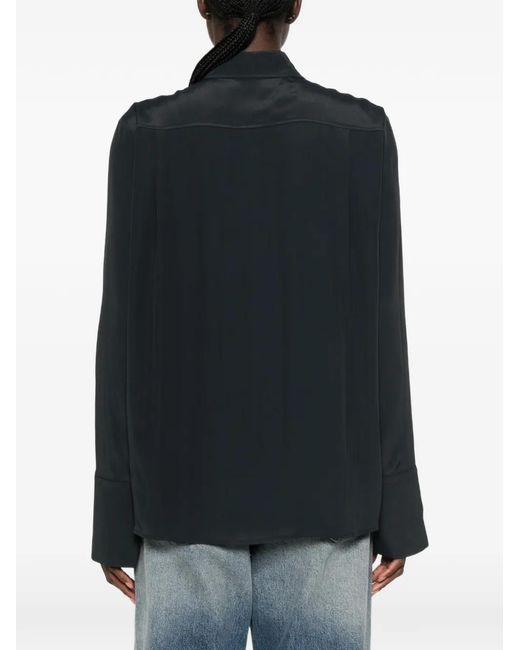 FEDERICA TOSI Black Long-Sleeve Shirt