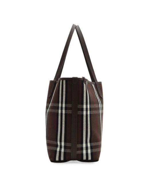 Burberry White Medium Reversible Bloomsbury Tote​