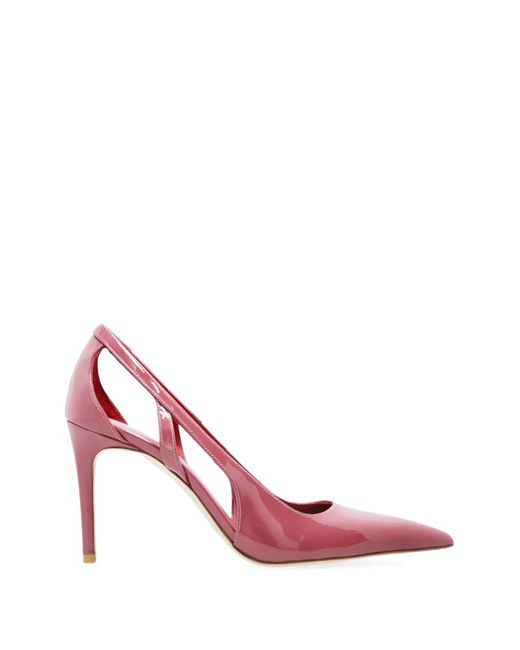Stuart Weitzman Pink Stuart Power Cutout 85 Pumps