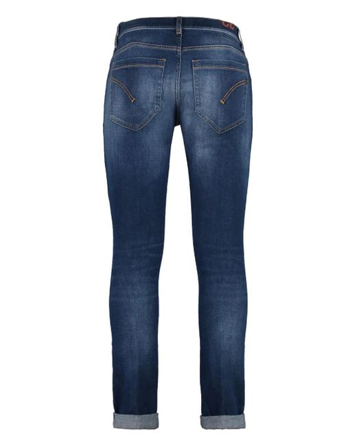 Dondup Blue George Five-Pocket Jeans for men