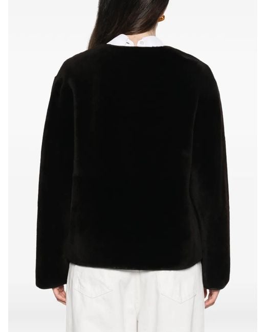 Arma Black Gloria Reversible Shearling Jacket