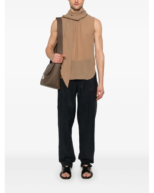 Giorgio Armani Blue Tapered Trousers for men